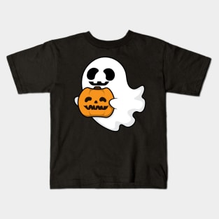 Halloween ghost pumpkin Kids T-Shirt